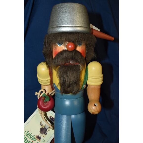 Christian Ulbricht Nutcracker Johnny Appleseed (READ/SEE PHOTOS) Germany Wooden - Picture 3 of 12